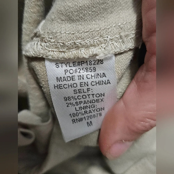 SUNLAND 17 Wideleg jeans High Rise In Taupe Beige . Size Medium - Picture 6 of 10